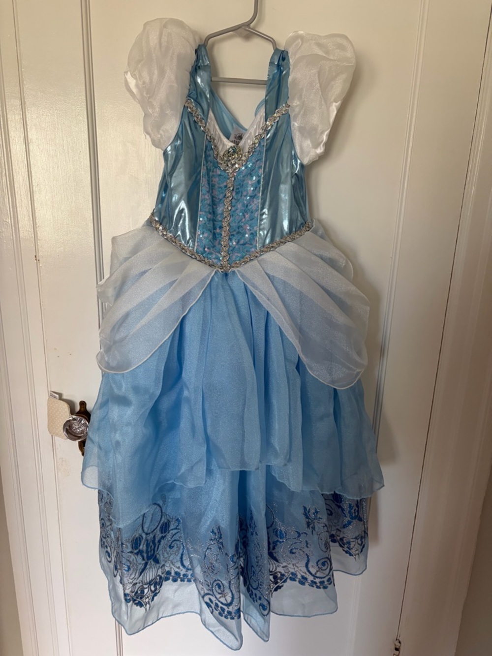 Cinderella Bibbidi Boppidi Boutique Girls Costume Dress from Disney World Sz 7-8